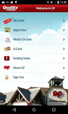Quality Foods android App screenshot 0