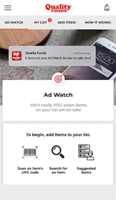 Quality Foods android App screenshot 2